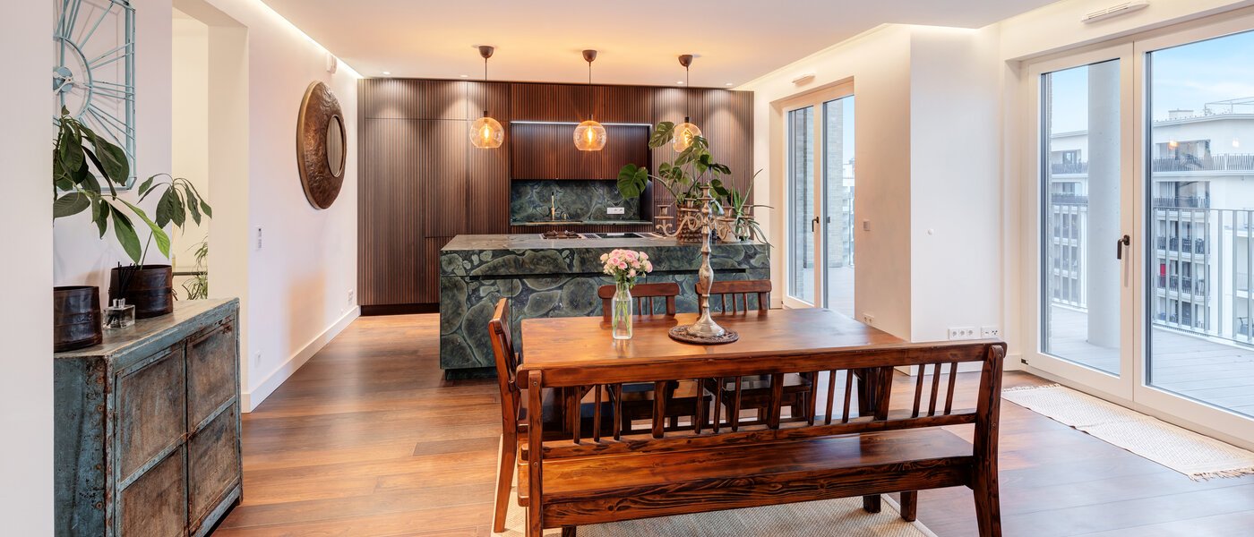 квартира-пентхаус München Au 01 гостиная 14243