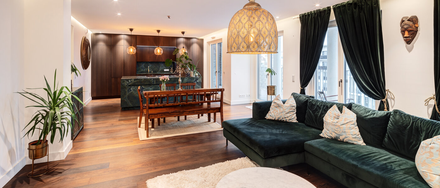 квартира-пентхаус München Au 02 гостиная 14243