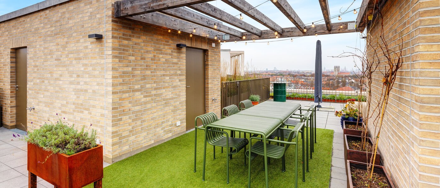 квартира-пентхаус München Au 05 терраса с крышей 14243