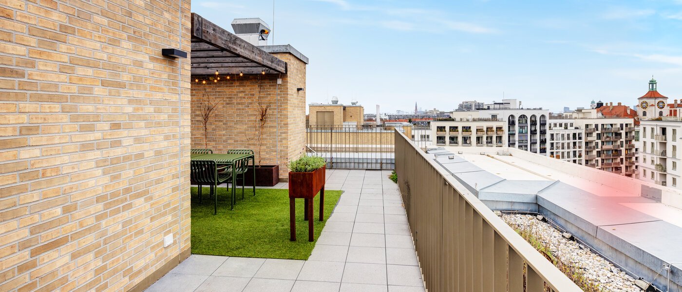 квартира-пентхаус München Au 06 терраса с крышей 14243