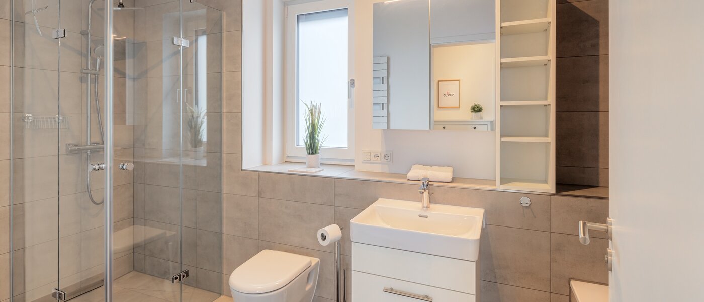 квартира-пентхаус Putzbrunn 01 ванная комната 14256