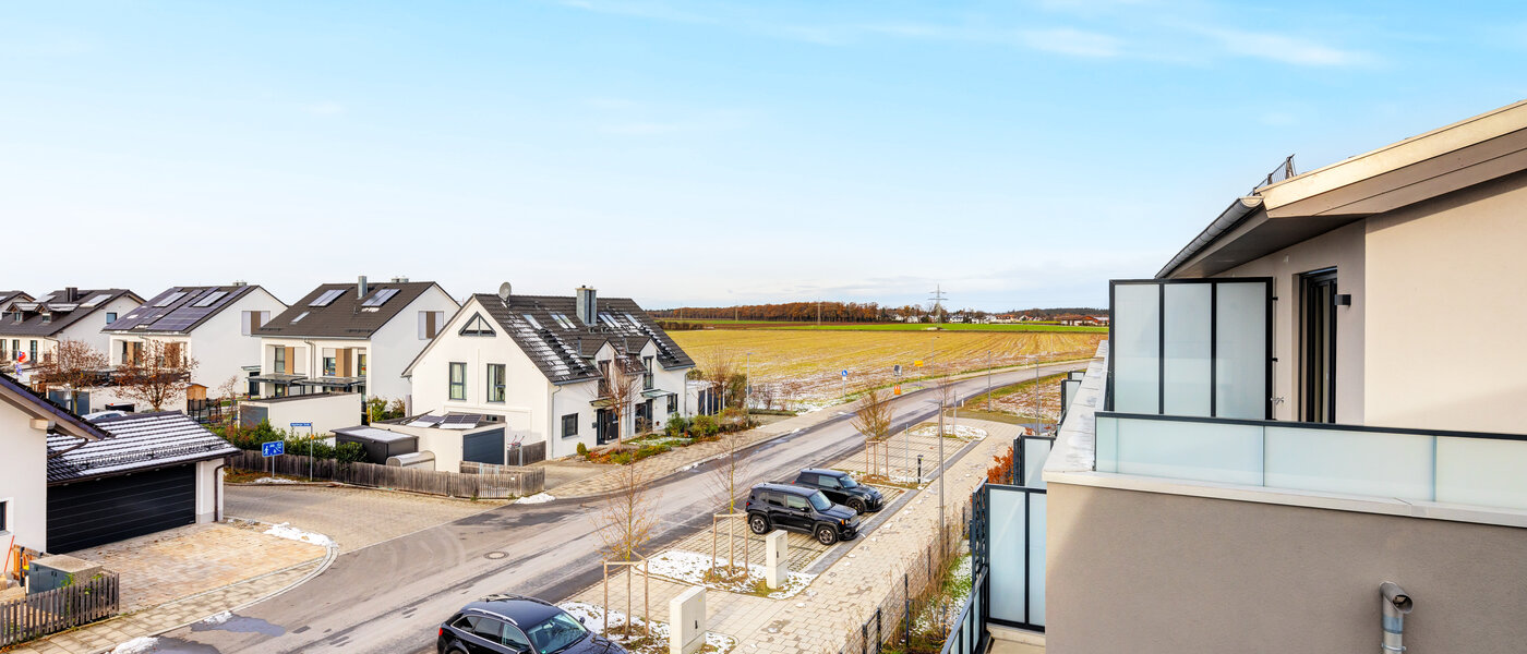 квартира-пентхаус Putzbrunn 02 вид из окна 14256