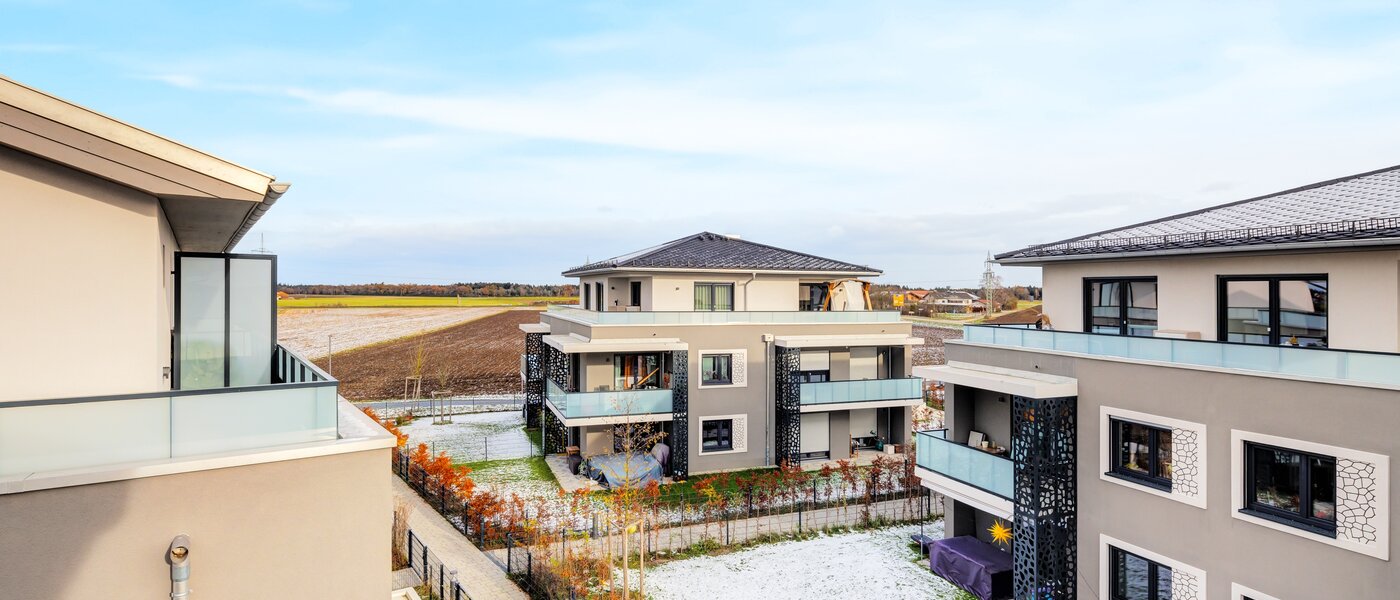 квартира-пентхаус Putzbrunn 03 вид из окна 14256