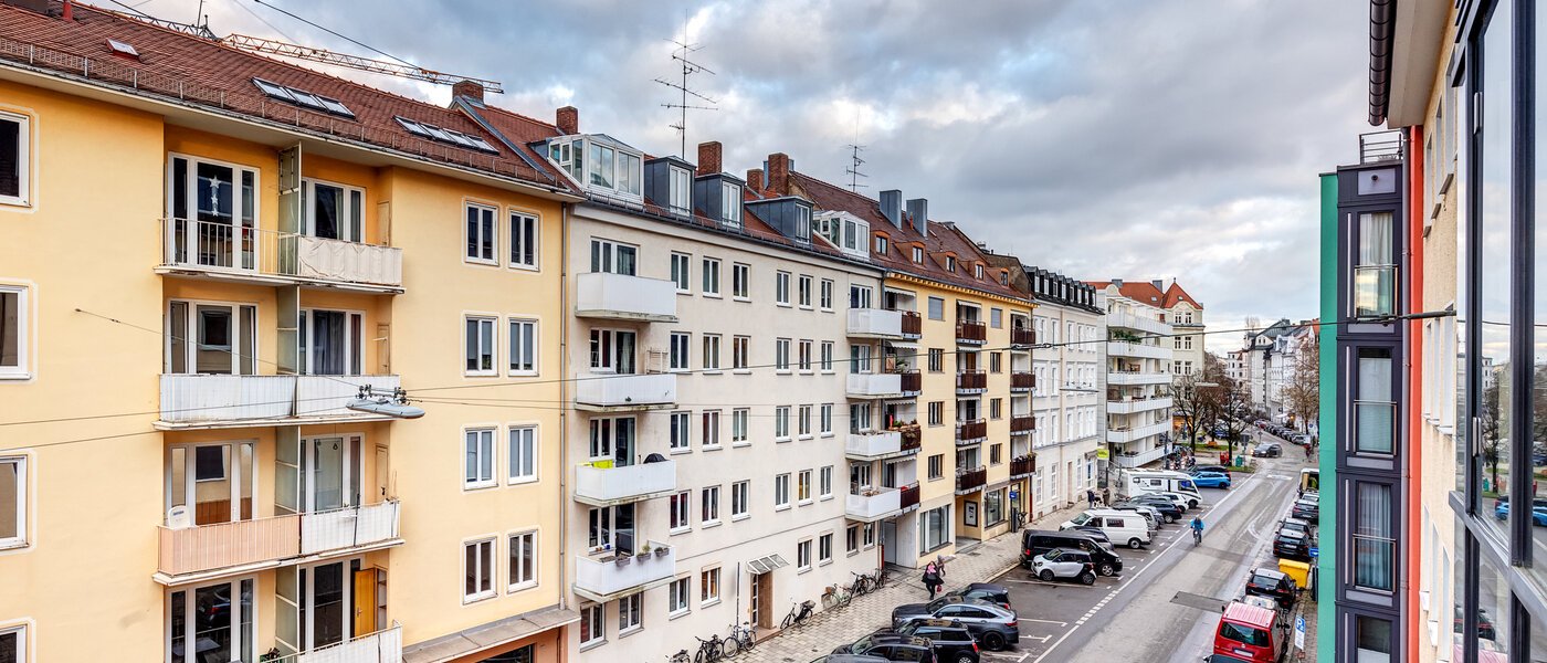 квартира München Schwabing 03 вид из окна 14257