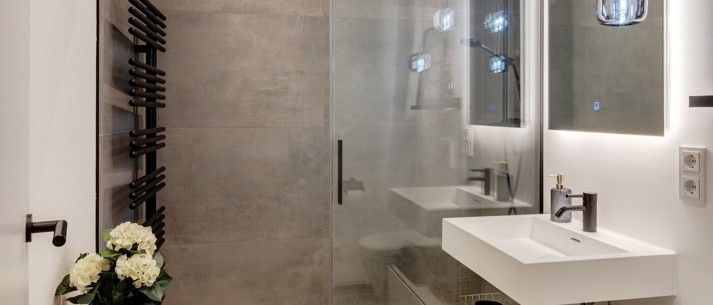 квартира München Dreimühlenviertel 01 ванная комната 14265