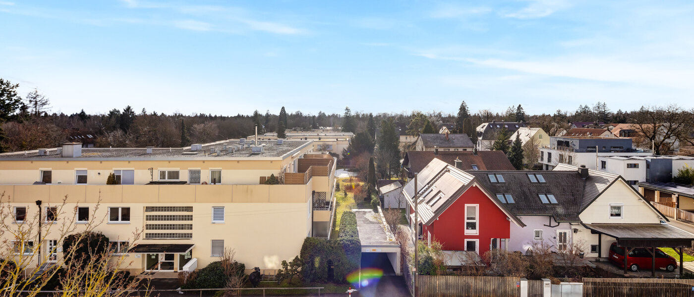 мансардная квартира München Untermenzing 01 вид из окна 14293