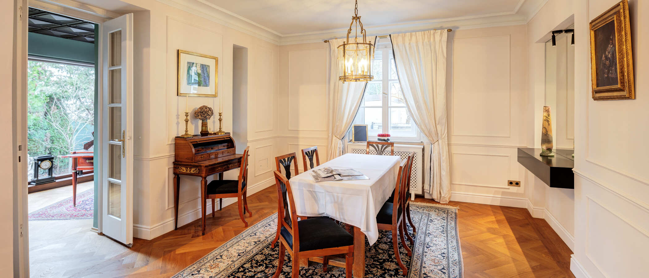 квартира München Nymphenburg 02 обеденный зал 14294