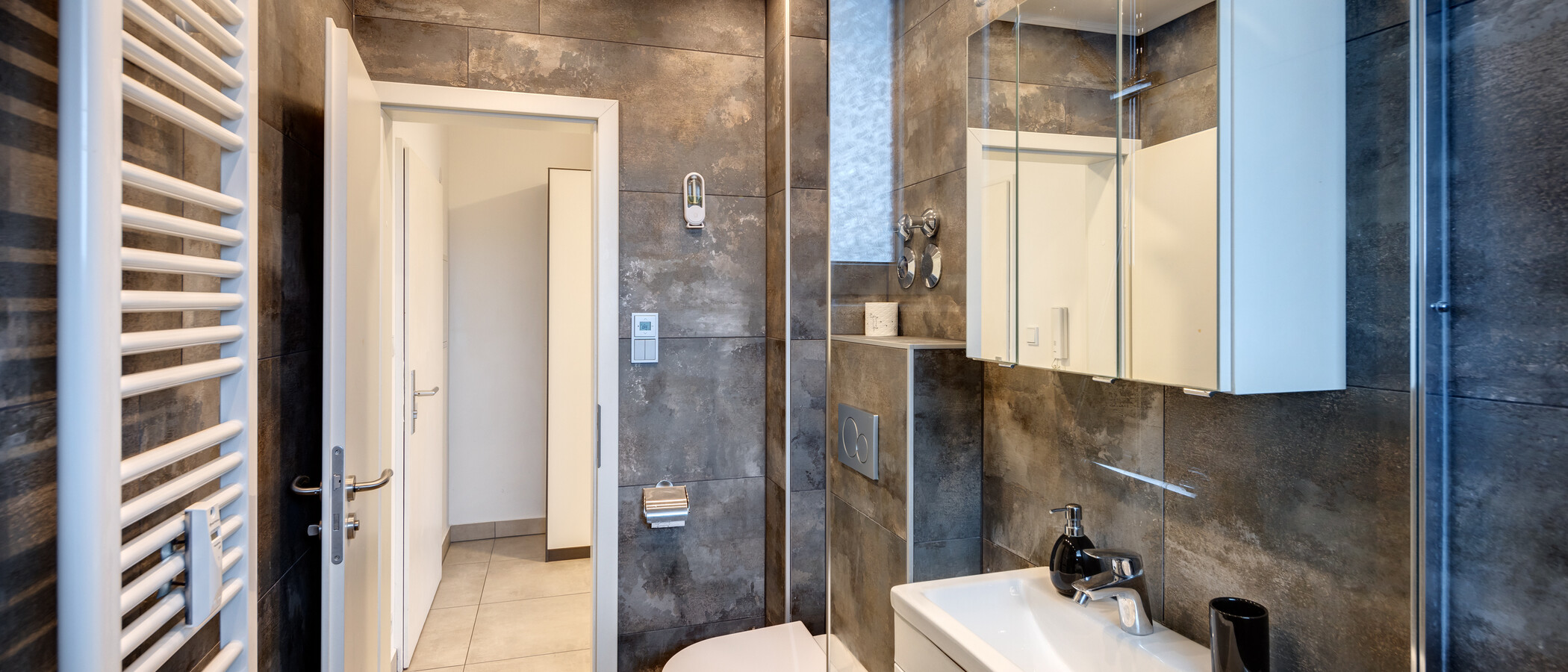 квартира München Obermenzing 01 ванная комната 14295