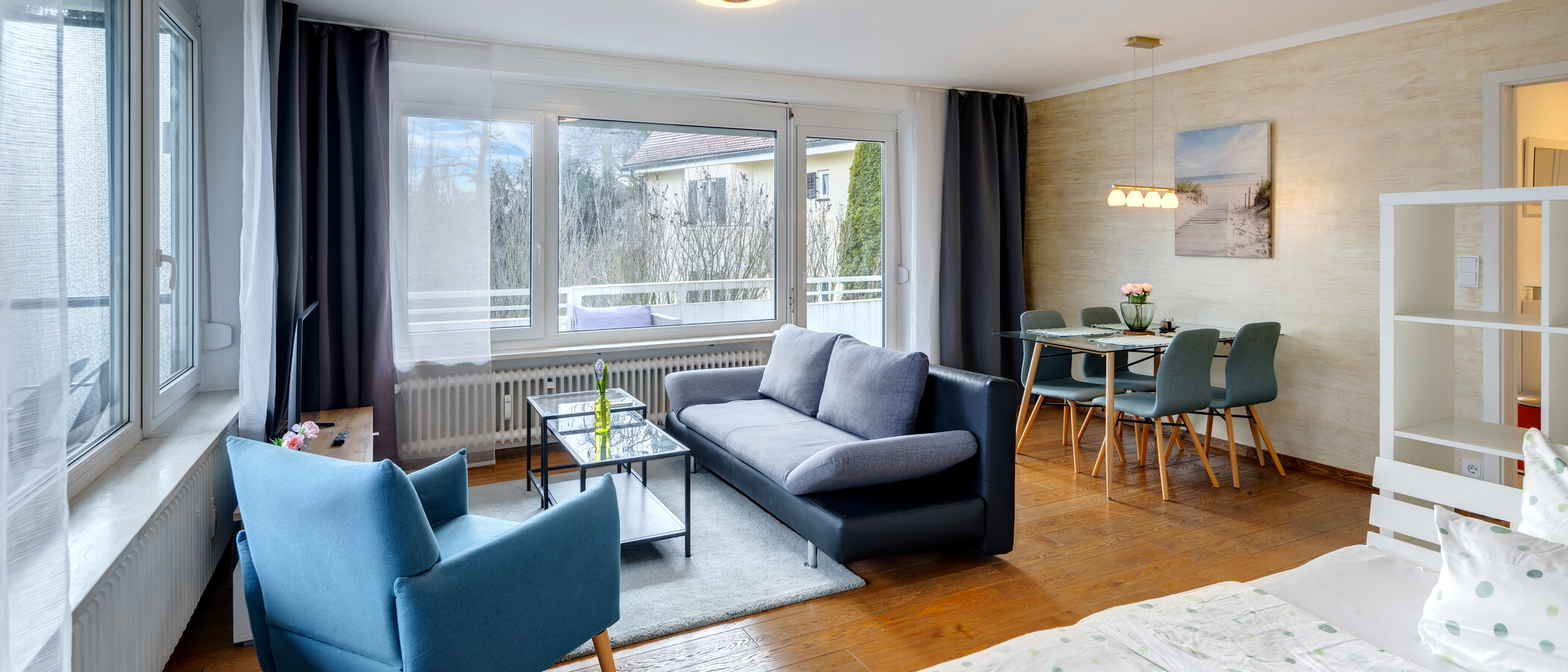 квартира München Obermenzing 01 жилое пространство 14295