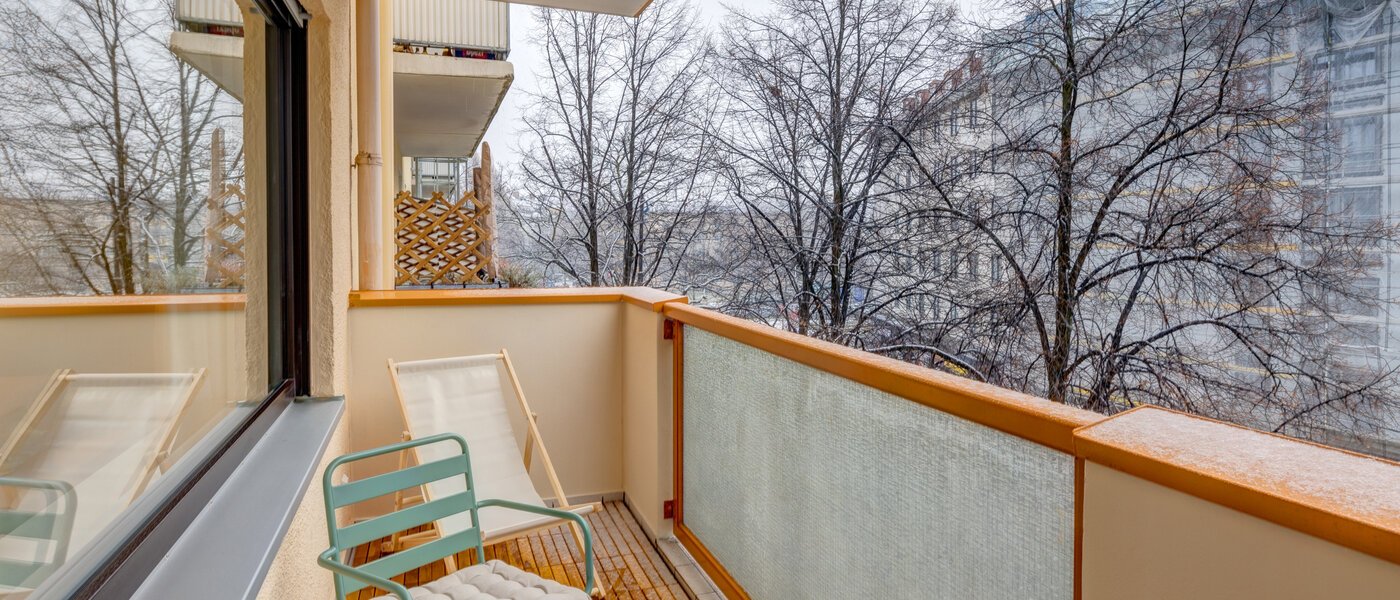 квартира München Neuhausen 01 балкон 14300