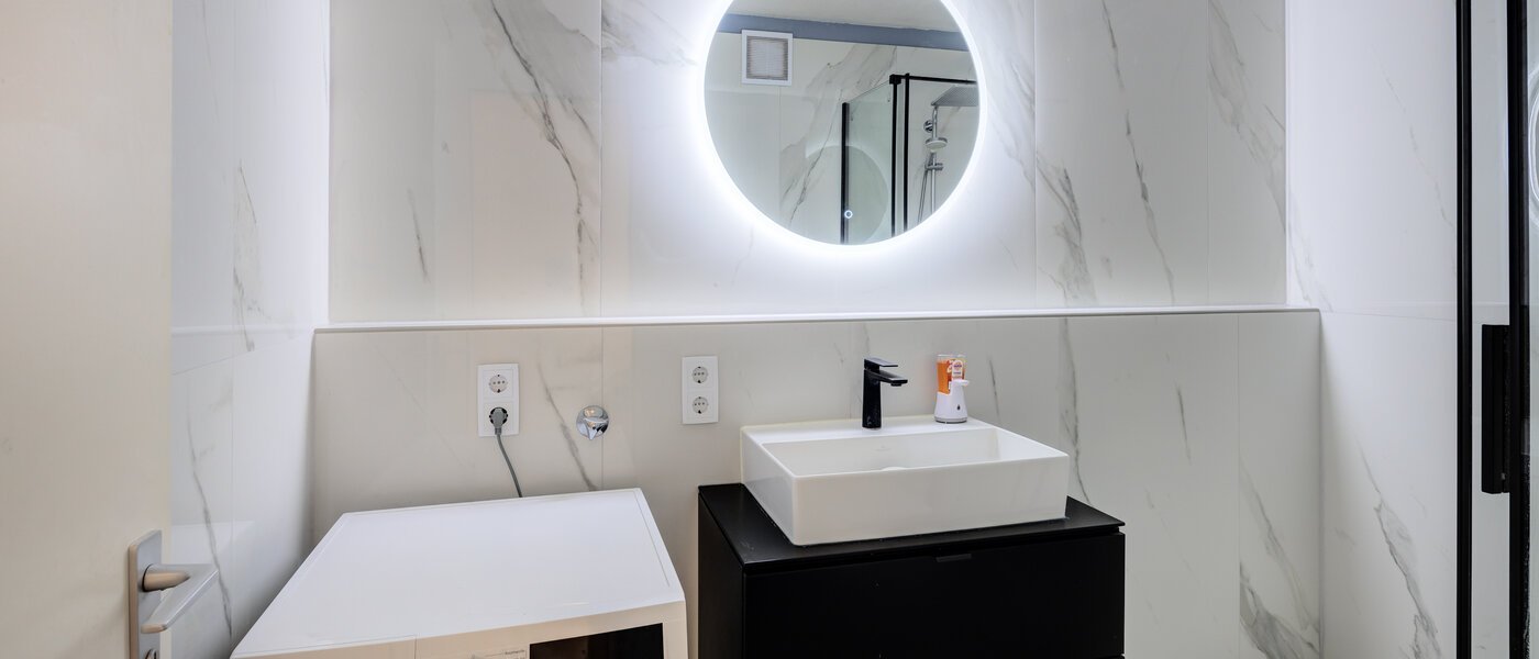 квартира München Oberföhring 02 ванная комната 14301