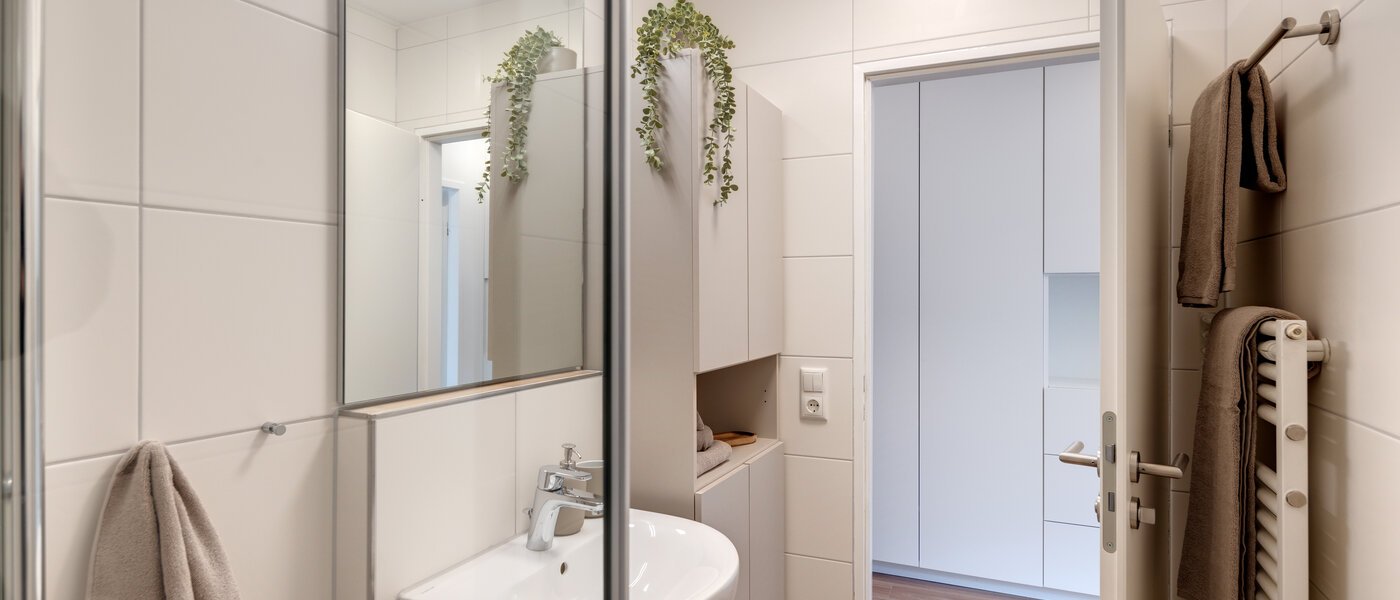 квартира München Schwabing-Nord (zw. Leopoldstraße & Englischen Garten) 02 ванная комната 14305