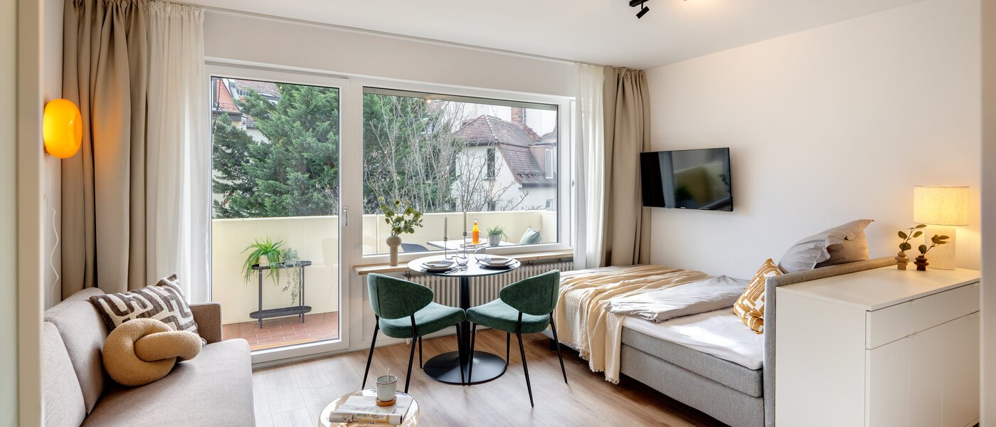 квартира München Schwabing-Nord (zw. Leopoldstraße & Englischen Garten) 01 жилое пространство 14305