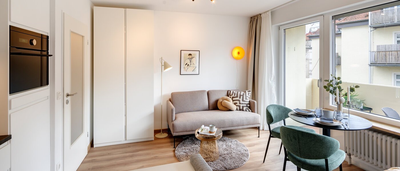 квартира München Schwabing-Nord (zw. Leopoldstraße & Englischen Garten) 04 жилое пространство 14305