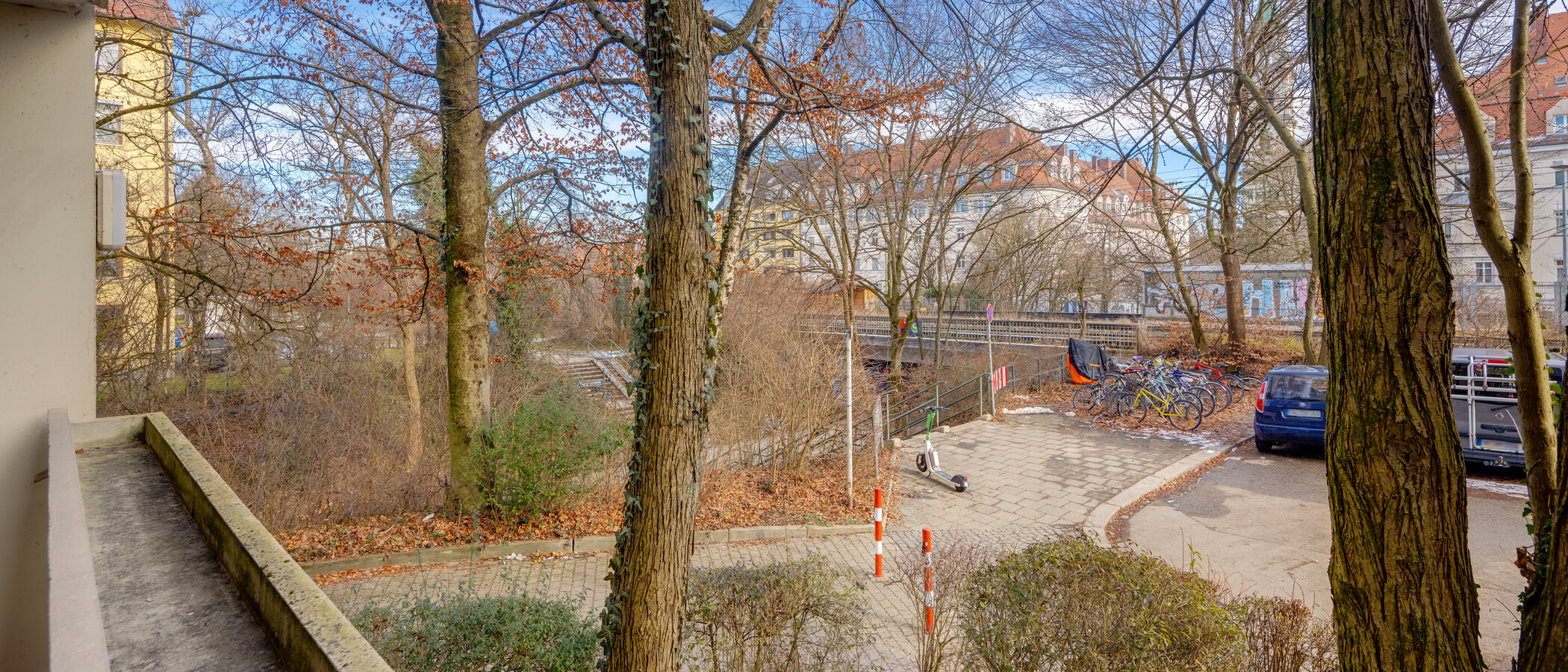 квартира München Sendling-Westpark 03 вид из окна 14307
