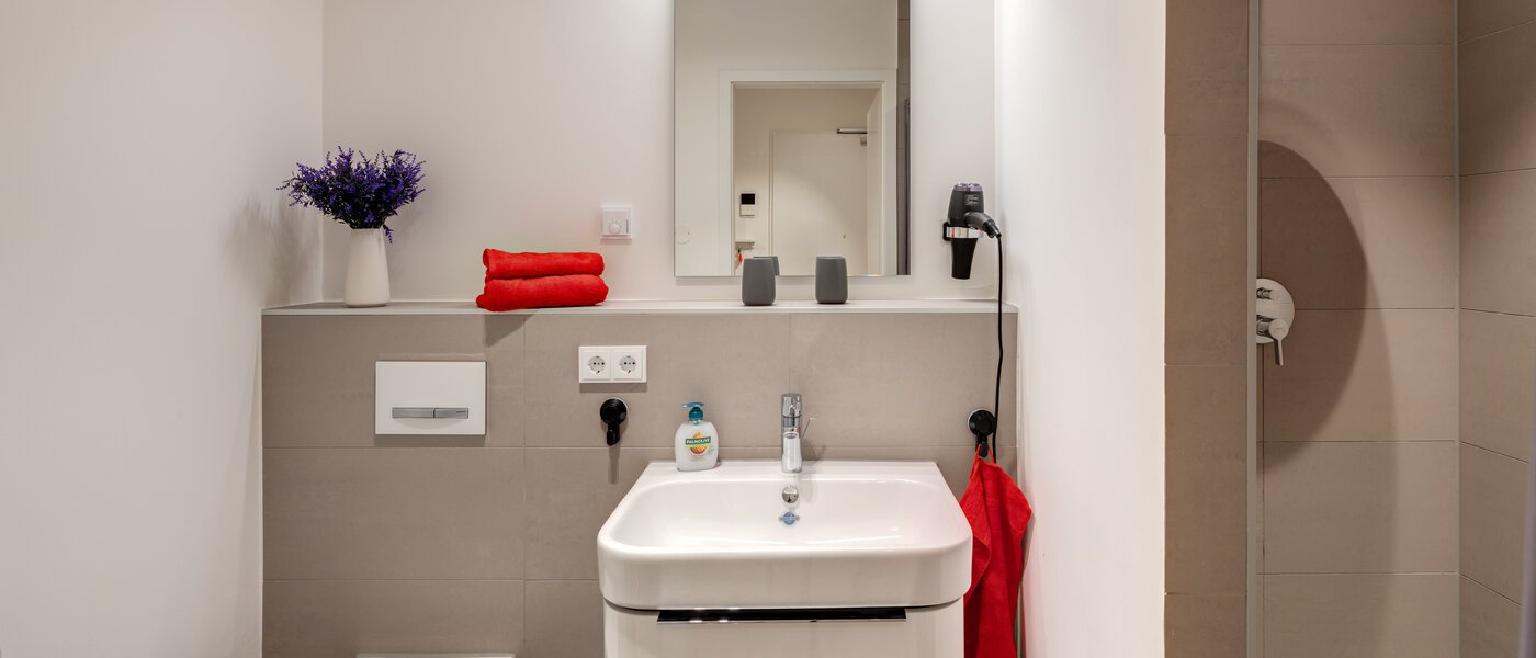 квартира München Harlaching 01 ванная комната 14313