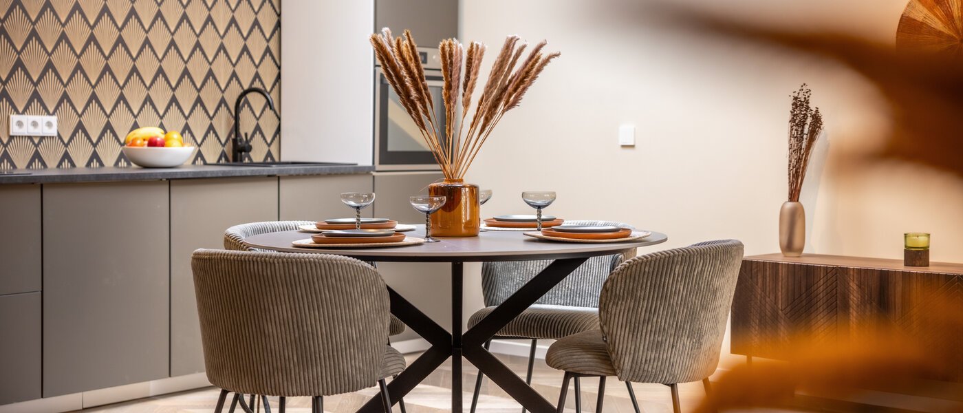 двухэтажная квартира München Glockenbachviertel 02 кухня 14318