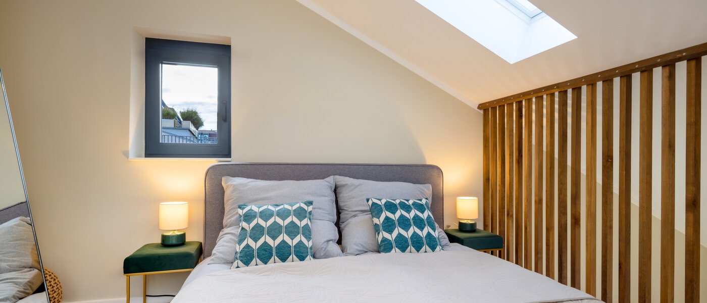 двухэтажная квартира München Glockenbachviertel 01 зона для сна 14318