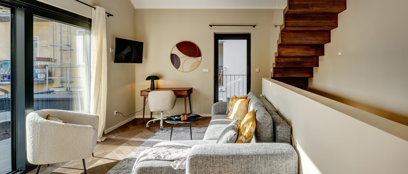 двухэтажная квартира München Glockenbachviertel 01 2-е жилое пространство 14318