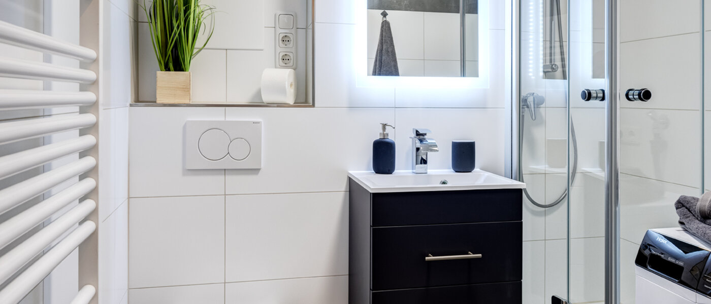 квартира München Milbertshofen 01 ванная комната 14324