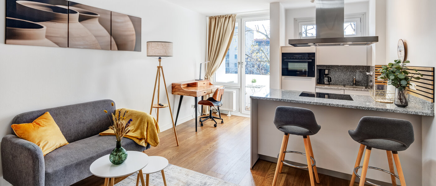 квартира München Milbertshofen 01 жилое пространство 14324