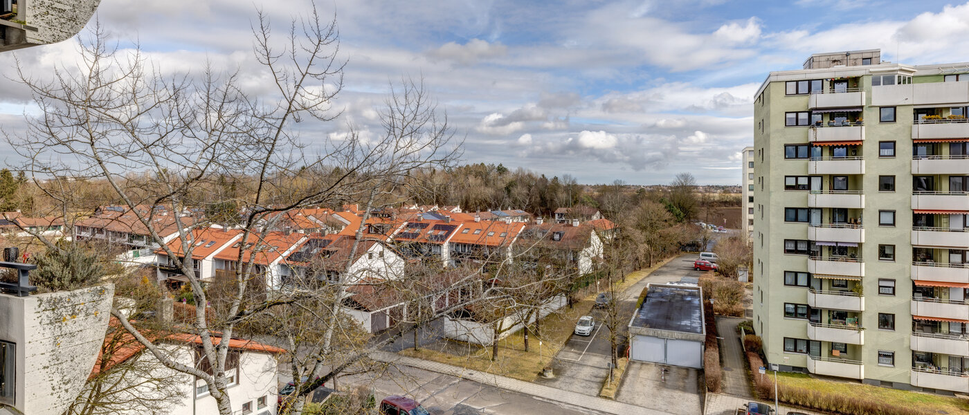 квартира Unterhaching 01 вид из окна 14337