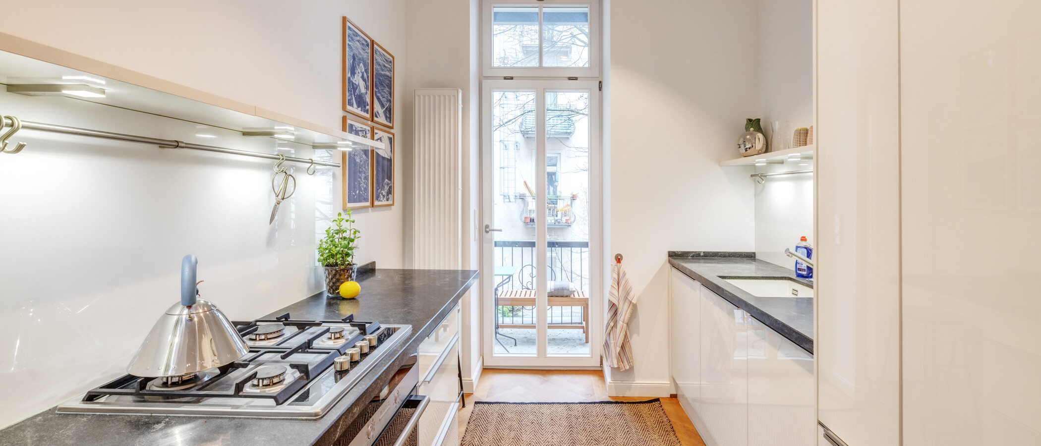 квартира München Neuhausen 01 кухня 14340
