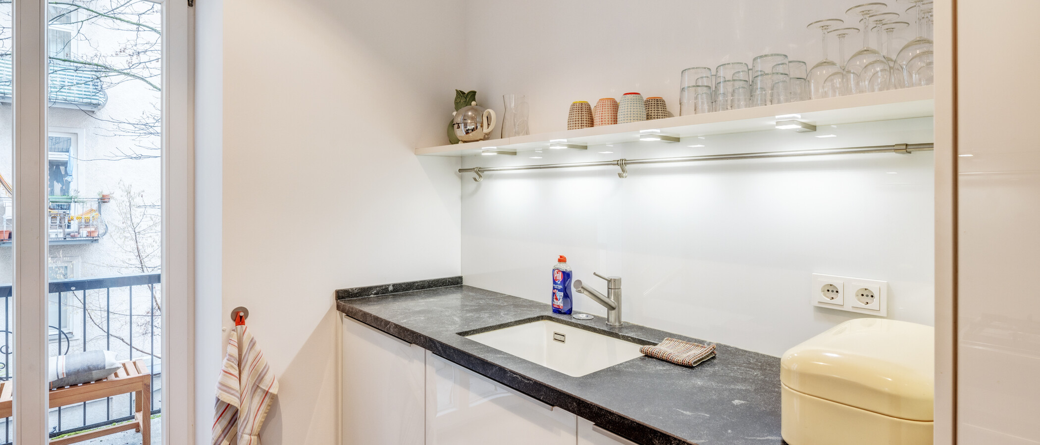 квартира München Neuhausen 02 кухня 14340