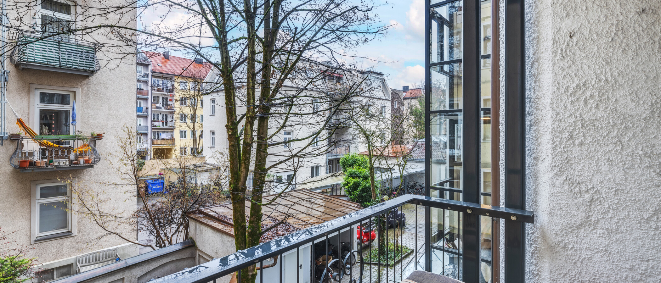 квартира München Neuhausen 02 балкон 14340
