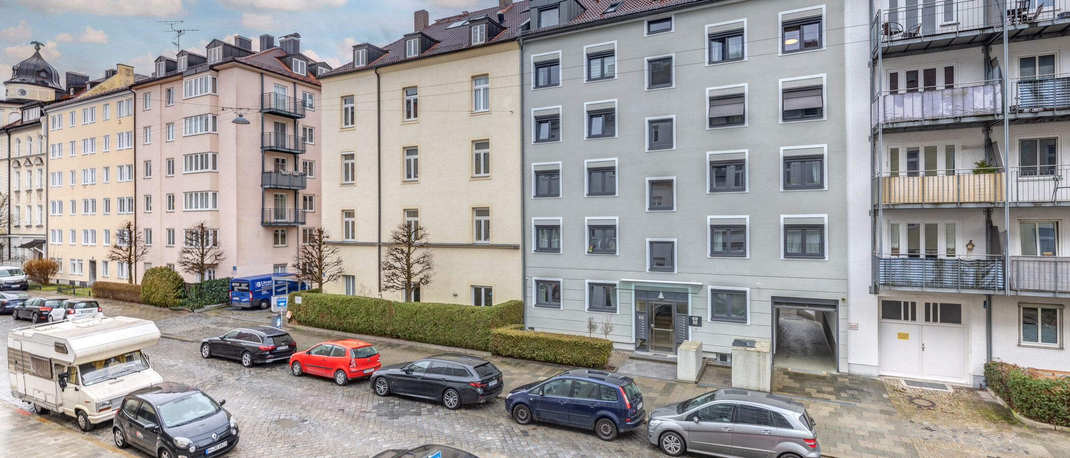 квартира München Neuhausen 02 вид из окна 14340