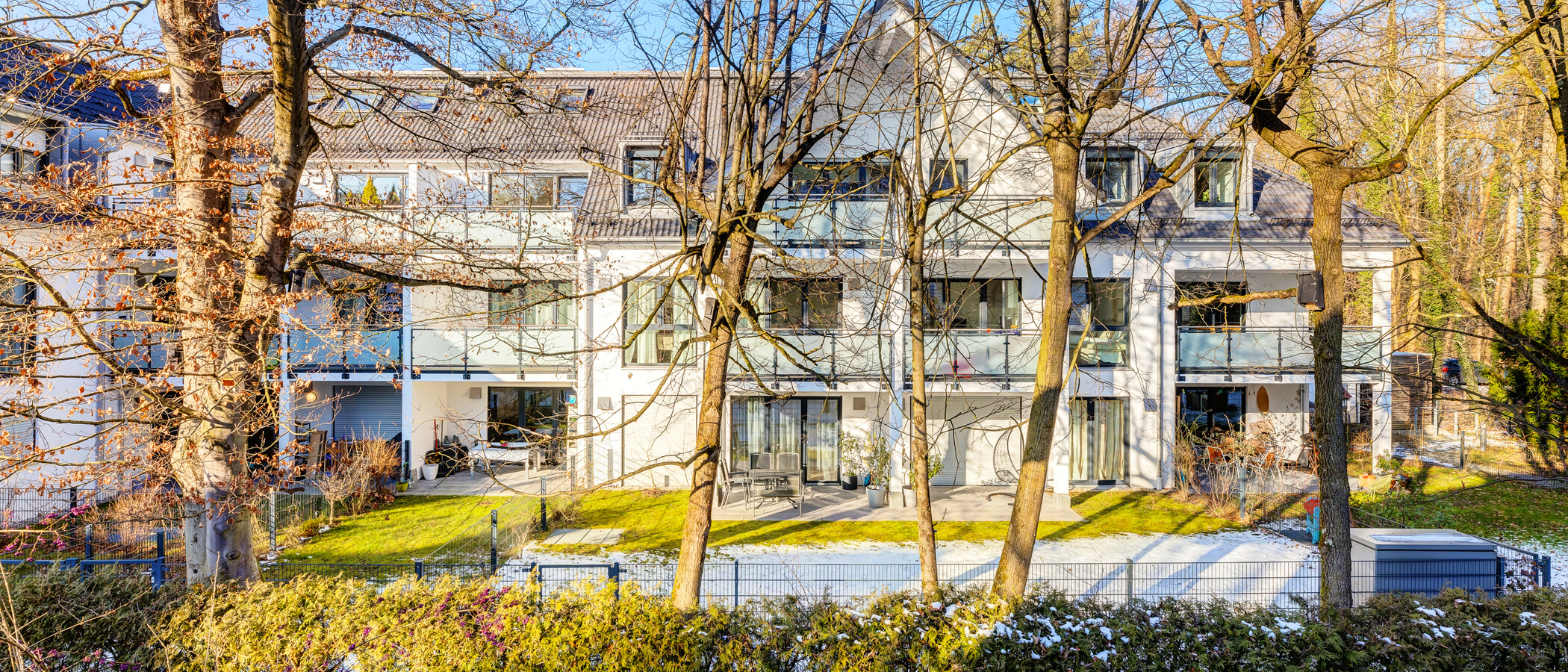 квартира München Obermenzing 02 вид из окна 14346