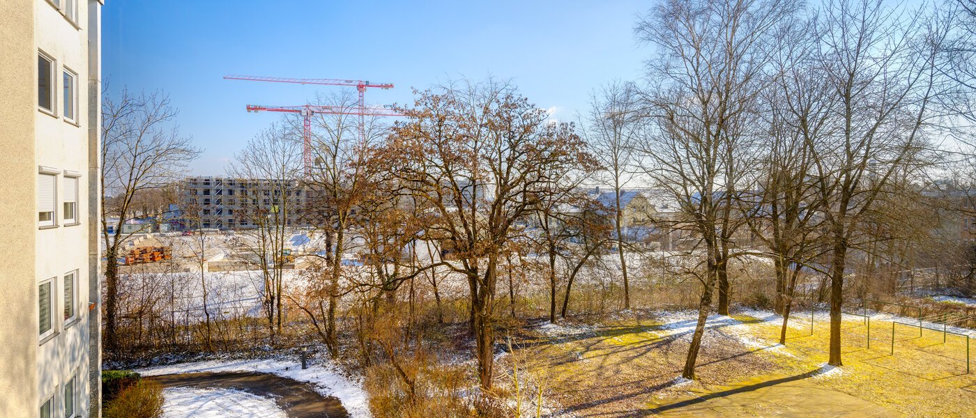 квартира München Freimann 03 вид из окна 14347