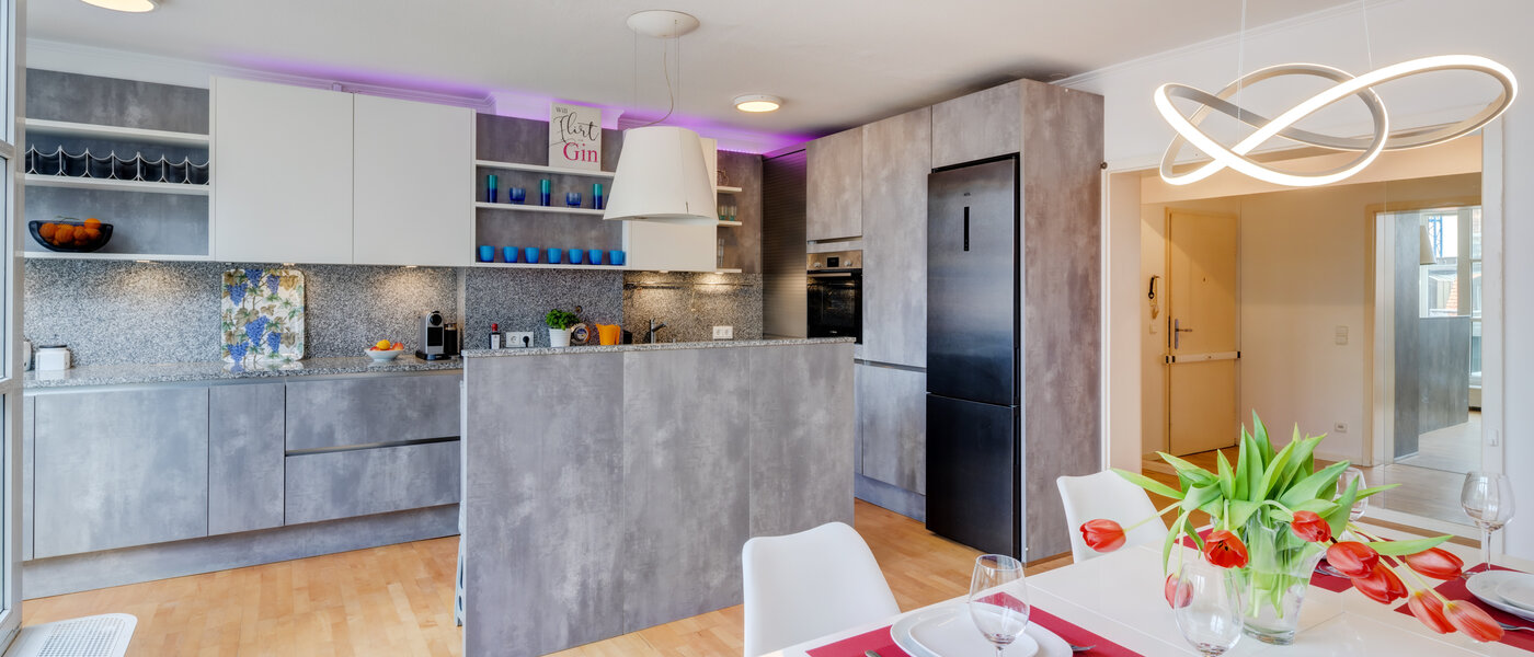 квартира München Maxvorstadt 02 кухня 14358