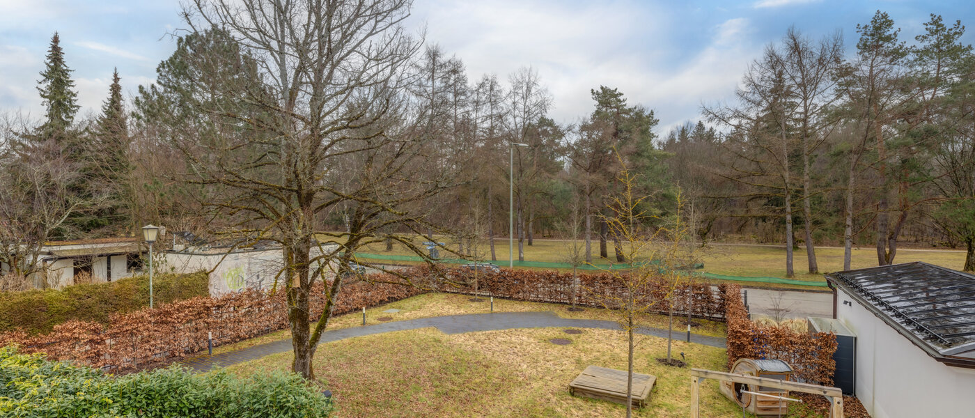 квартира München Harlaching 01 вид из окна 14361