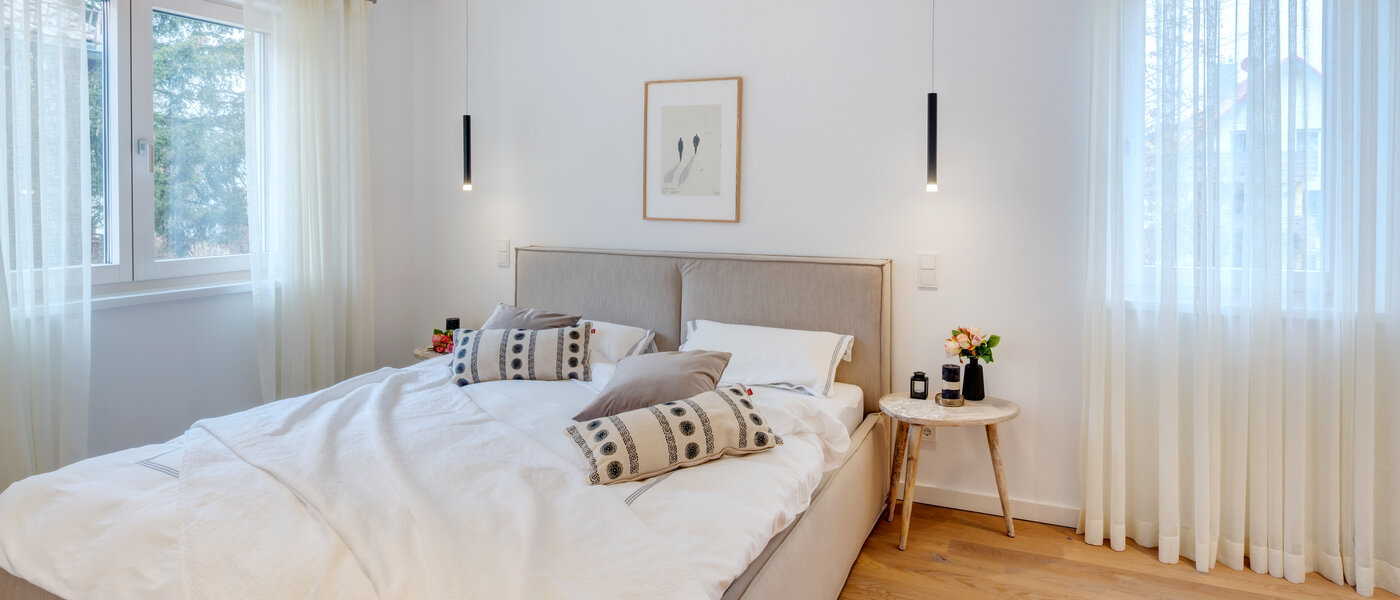 квартира München Harlaching 01 спальная комната 14361