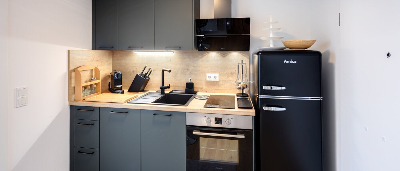 квартира München Schwabing-West (rund um den Hohenzollernplatz) 01 кухня 14369