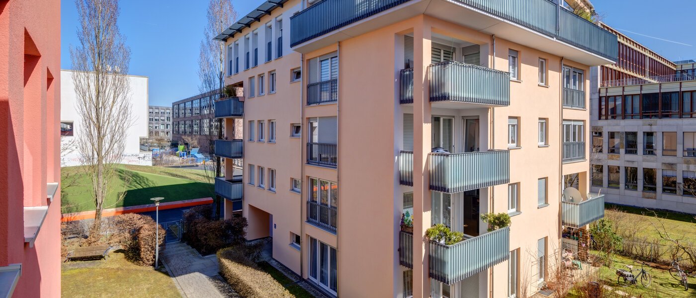 квартира München Theresienhöhe 01 вид из окна 14384