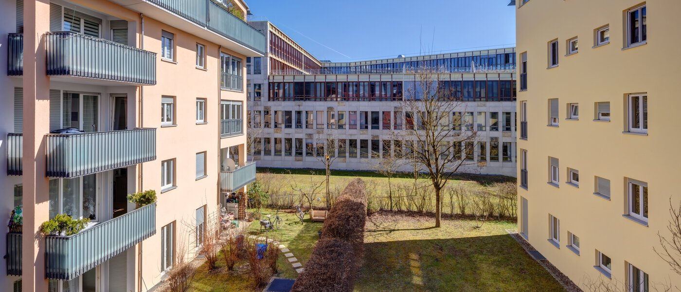 квартира München Theresienhöhe 03 вид из окна 14384