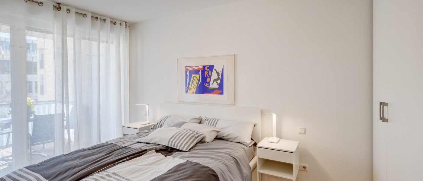 квартира München Theresienhöhe 01 спальная комната 14384