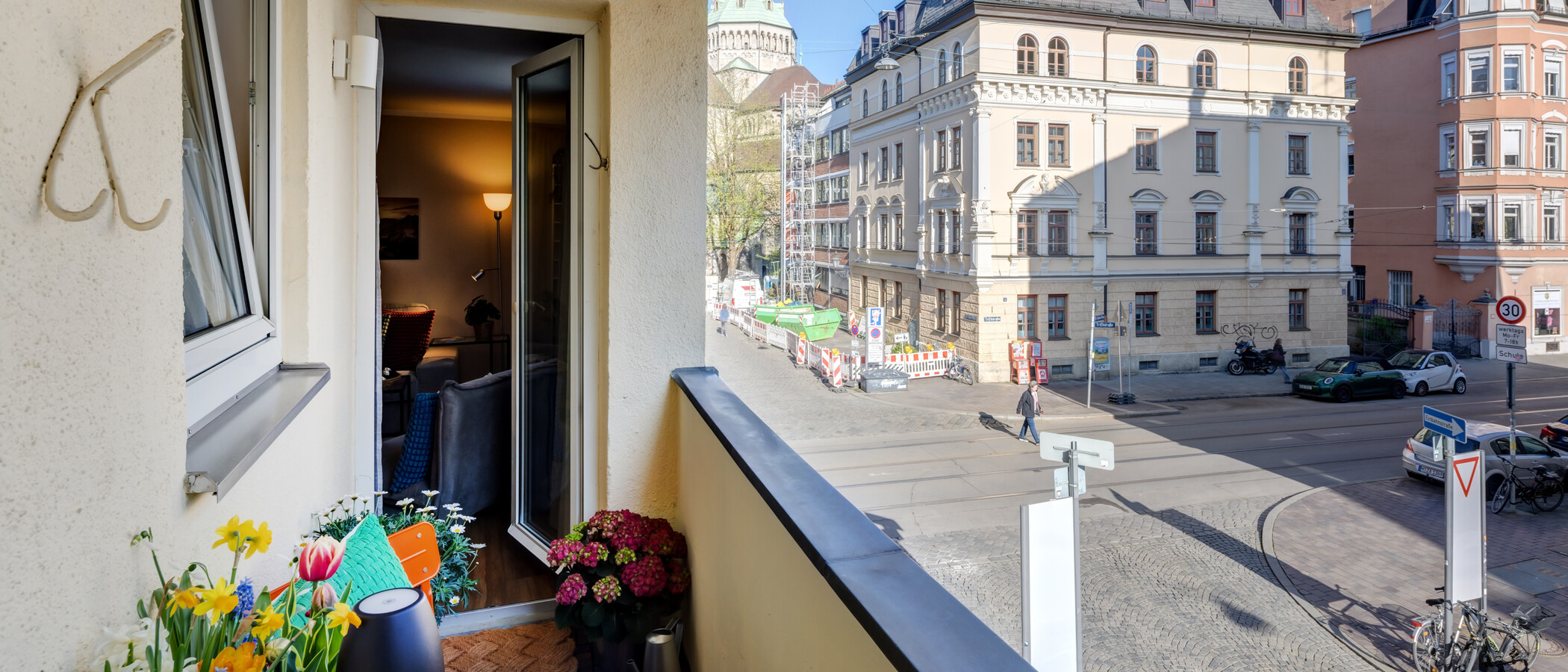 квартира München Lehel 02 балкон 14389