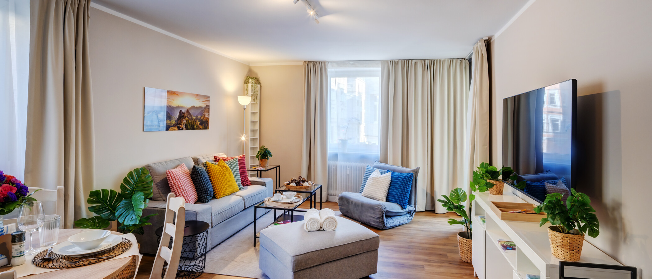 квартира München Lehel 03 гостиная 14389