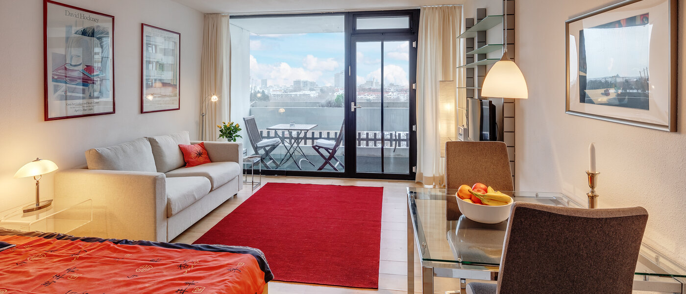 квартира München Schwabing-Georgenschwaige 01 жилое пространство 1439