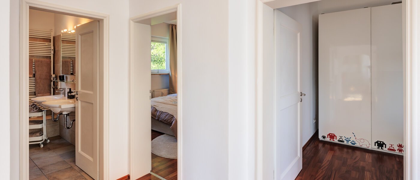 мансардная квартира München Solln 04 коридор 14396