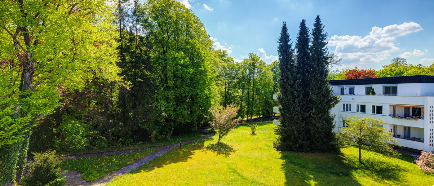 мансардная квартира München Solln 01 вид из окна 14396