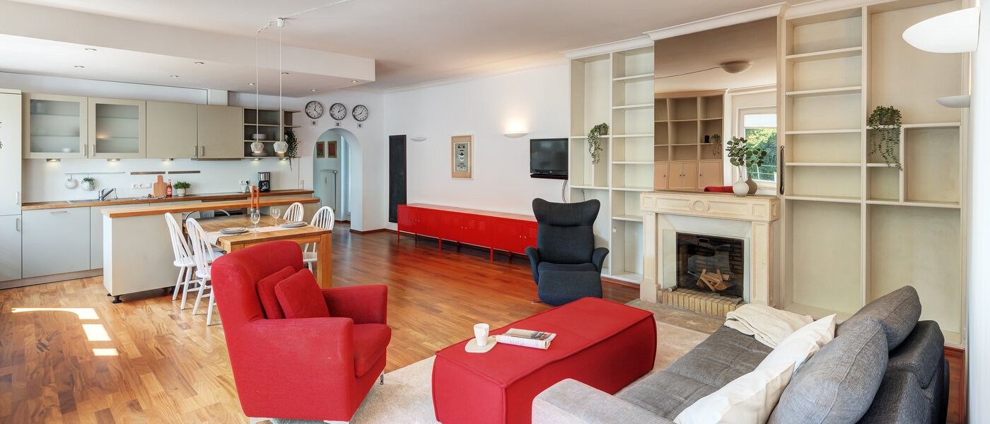 мансардная квартира München Solln 01 жилое пространство 14396