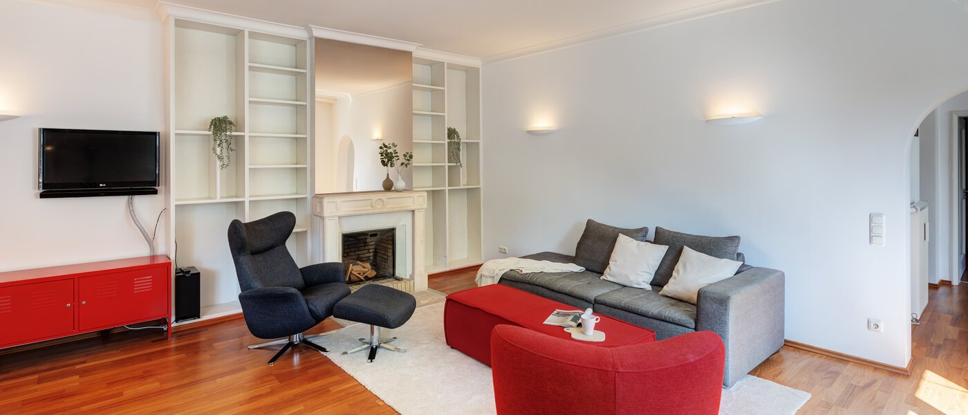 мансардная квартира München Solln 03 жилое пространство 14396