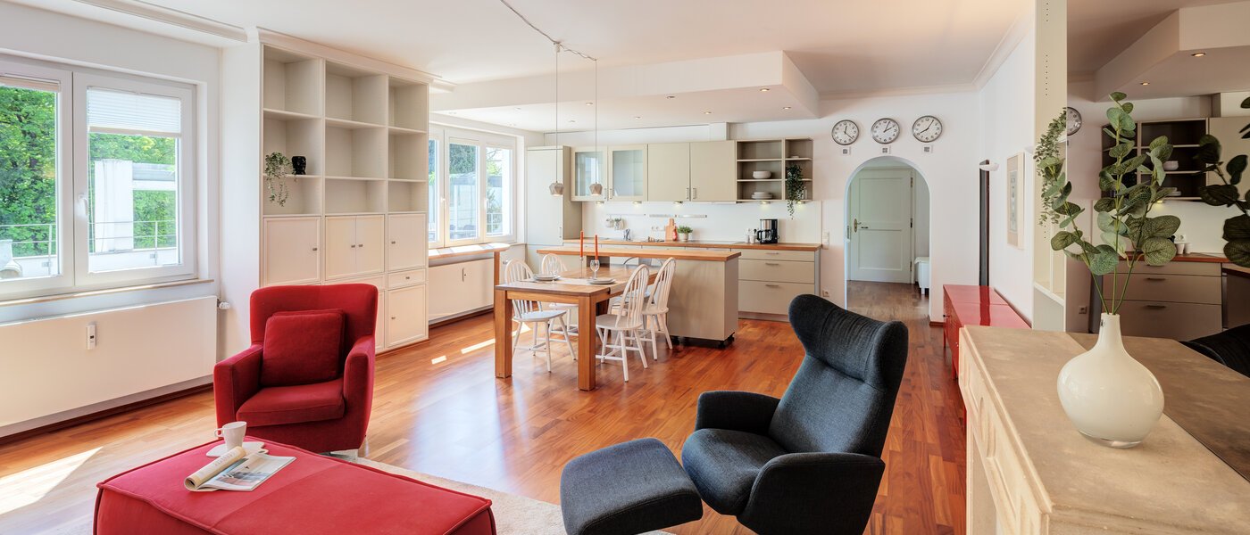 мансардная квартира München Solln 05 жилое пространство 14396