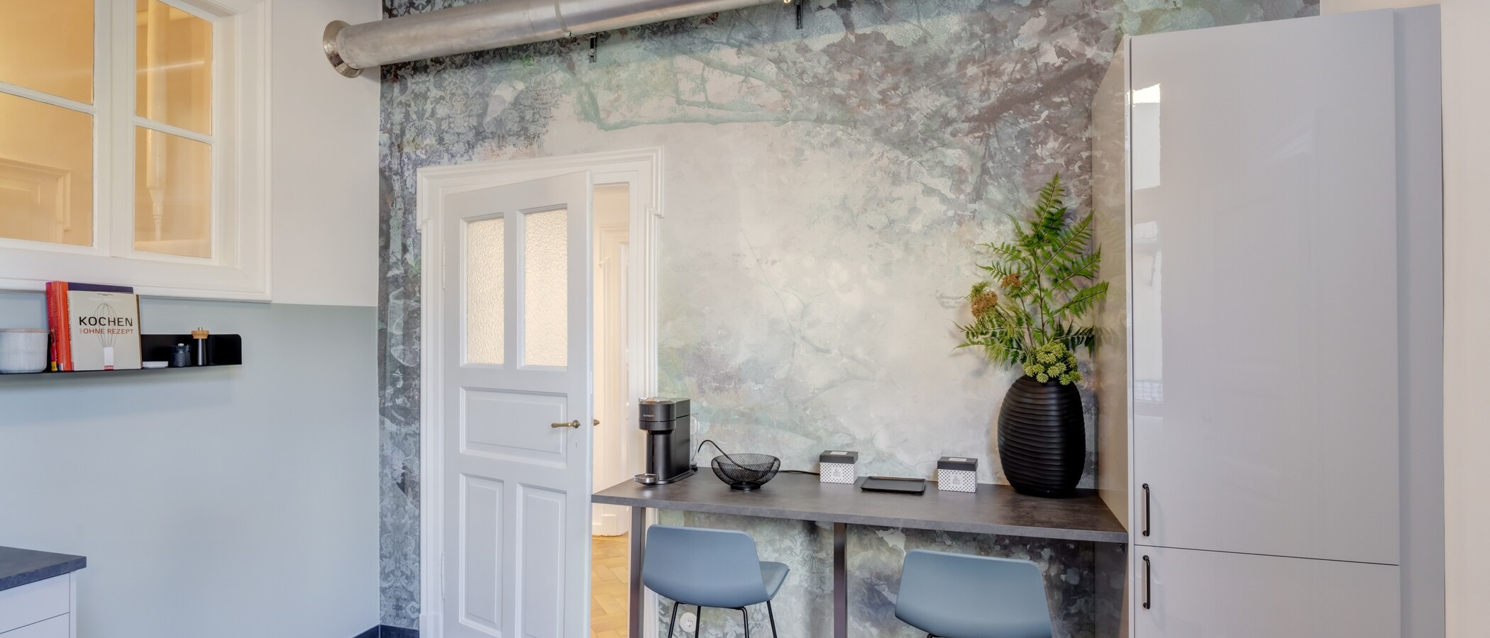 квартира München Schwabing-Nord (zw. Leopoldstraße & Englischen Garten) 03 кухня 14397