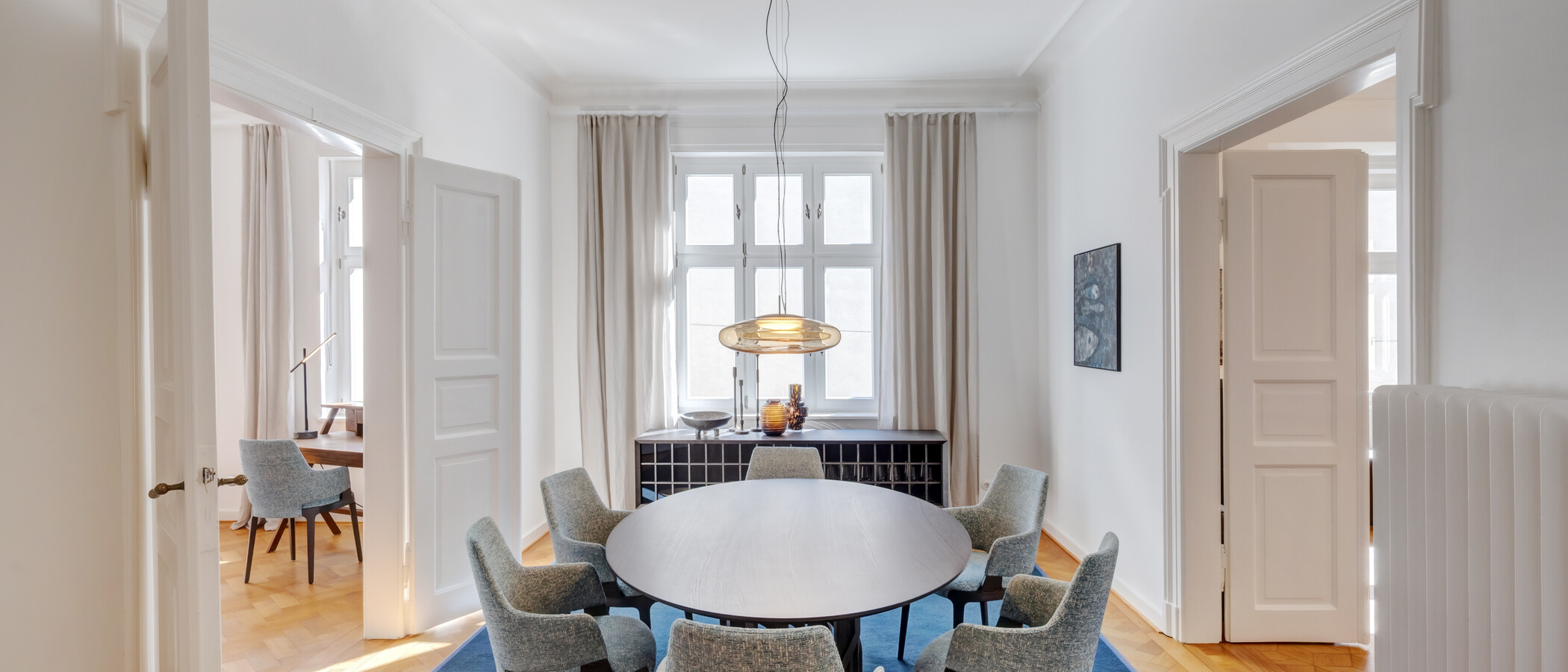 квартира München Schwabing-Nord (zw. Leopoldstraße & Englischen Garten) 01 обеденный зал 14397