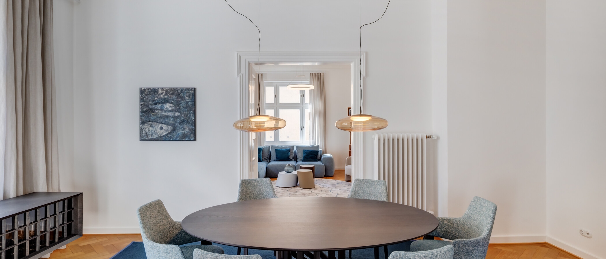 квартира München Schwabing-Nord (zw. Leopoldstraße & Englischen Garten) 02 обеденный зал 14397